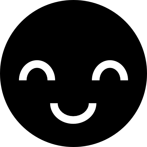 Happy gestures emoticons head icon