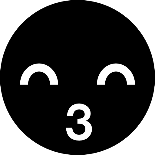 Kiss head emoticons faces icon