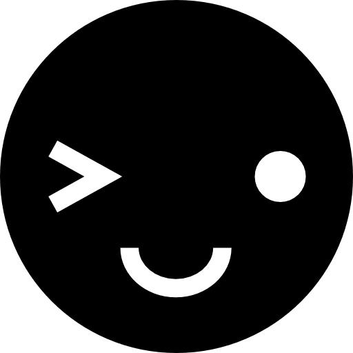 Wink gestures emoticons faces icon