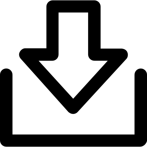 Download orientation direction input icon