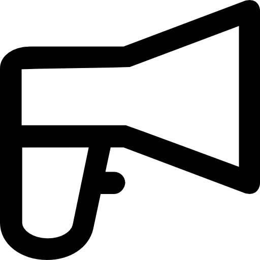 Megaphone megaphone speaker marketing icon