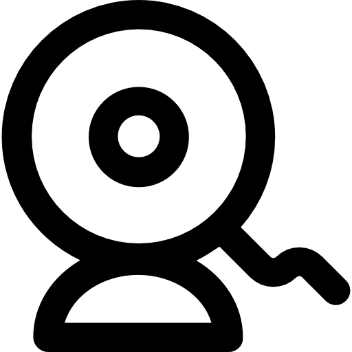 Webcam video chat videocam multimedia icon