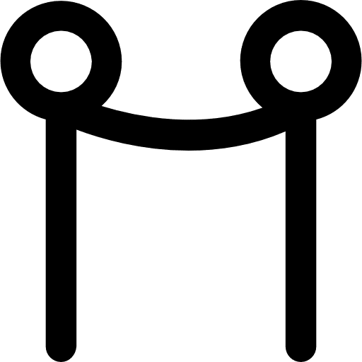 Poles limit poles fences icon