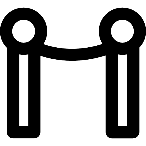 Poles limit poles fences icon