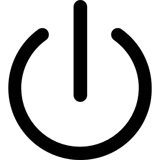 Power energy power button power on icon