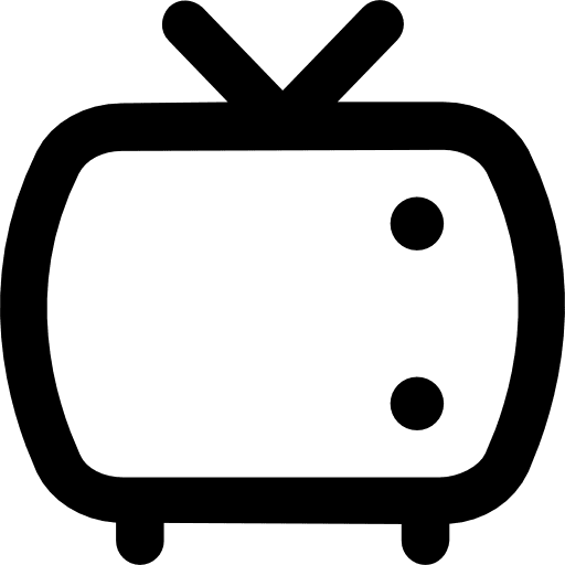 Television tv vintage television icon