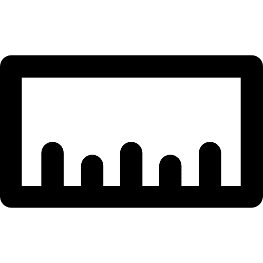 Ruler tools ruler measuring tape icon