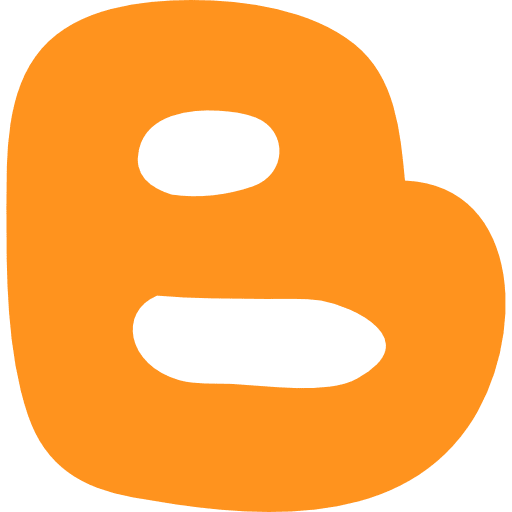 Blogger social network social media logotype icon