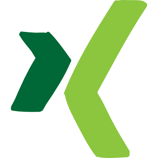 Xing social network logos xing icon