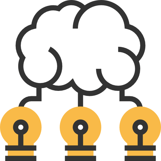 Brain think ideas idea icon