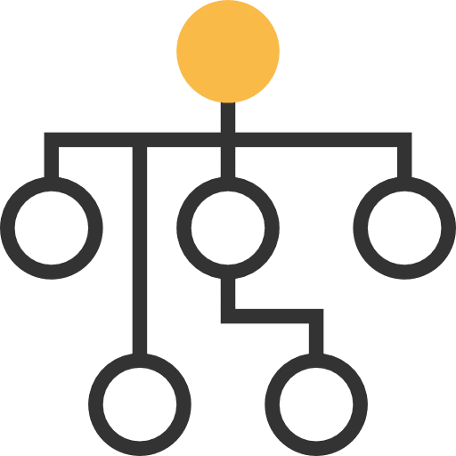 Diagram order business and finance interface icon