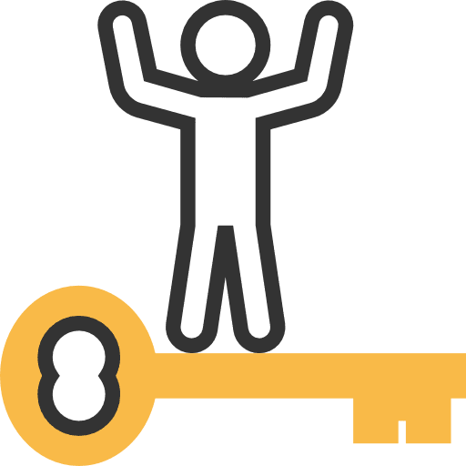 Key key business and finance pass icon