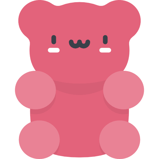 Gummy bear kawaii sugar sweet icon