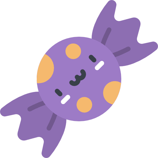 Candy kawaii lollies food and restaurant icon