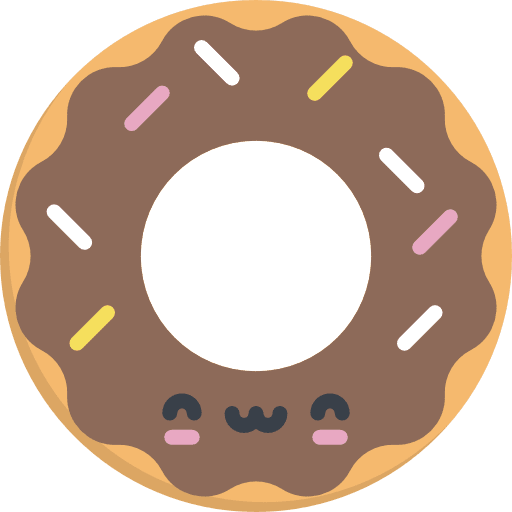 Donut baker food sweet icon