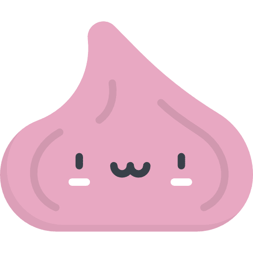 Meringue meringue candy kawaii icon