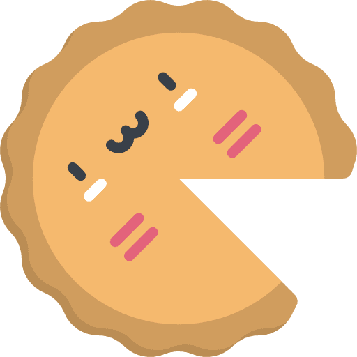 Pie food and restaurant dessert sweet icon