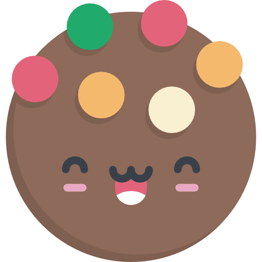 Chocolate kawaii baker bakery icon