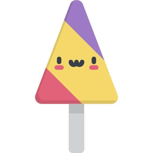 Lollipop kawaii food sugar icon