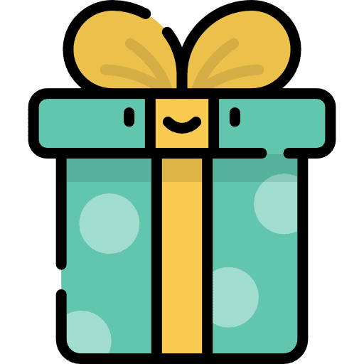 Gift birthday and party present gift icon