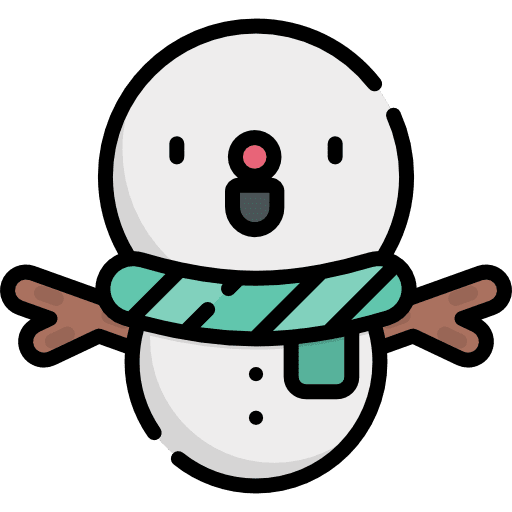 Snowman xmas shapes snowman icon