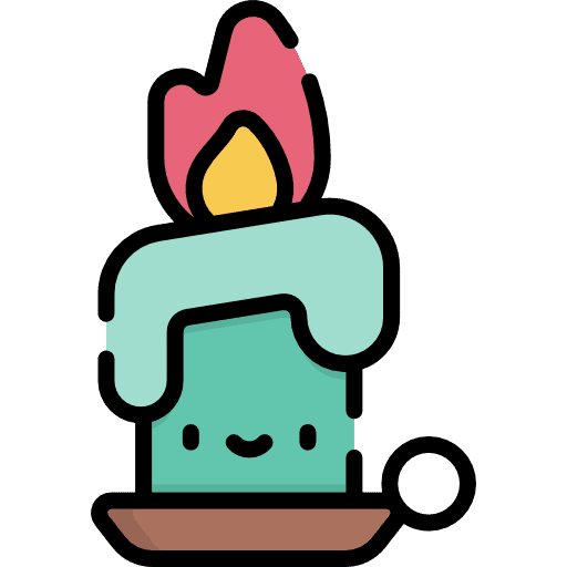 Candle candle christmas ornamental icon