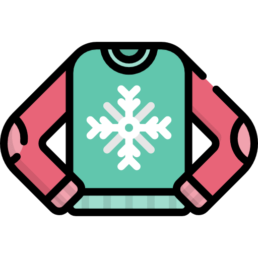 Sweater fashion clothing christmas icon