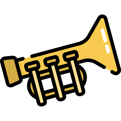 Trumpet musical instrument trumpet music icon