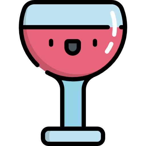Wine wine glass food and restaurant drinking icon