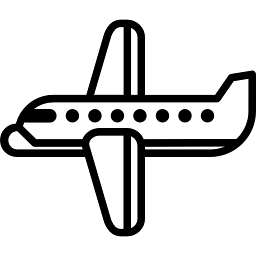 Aircraft airport transport sky icon