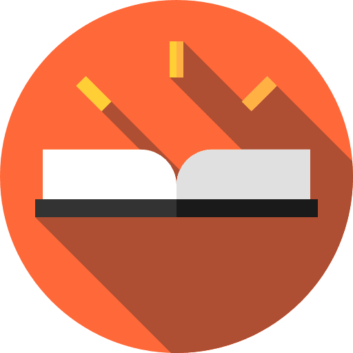 Novel reading novel education icon
