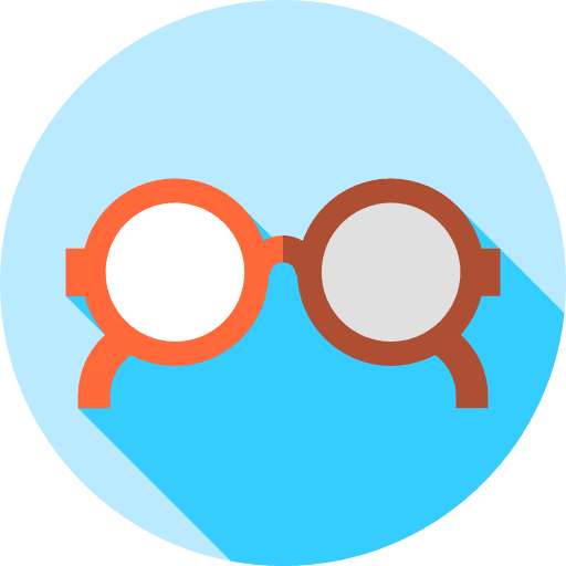 Glasses vision eyeglasses optical icon