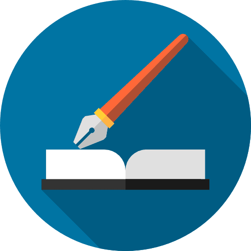 Writing education writing business icon