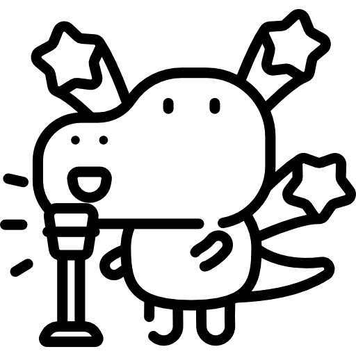 Sing emoji smileys sing icon