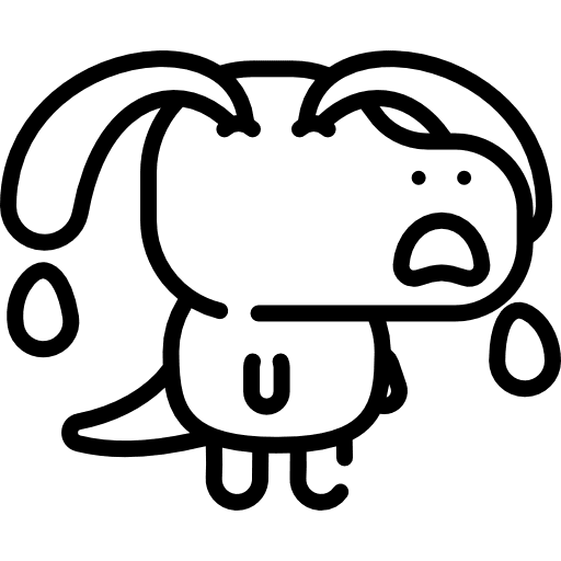 Crying crying smileys dinosaur icon