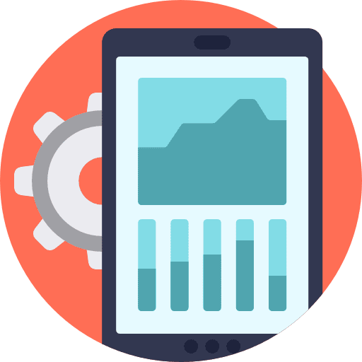 Analytics data analytics analytics pie graphic icon