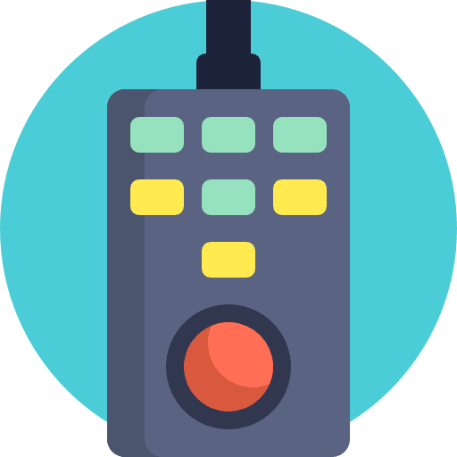 Controller industrial lever technology icon