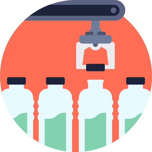 Conveyor technology industry machine icon