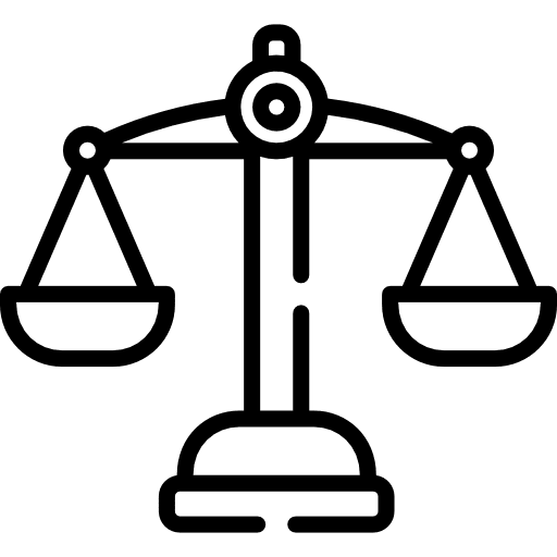 Balance integrity balance business and finance icon