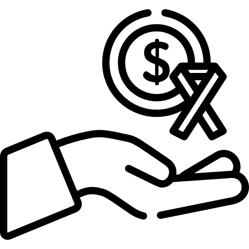 Donation charity love and romance coin icon