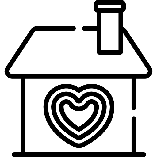 House love and romance lover love icon