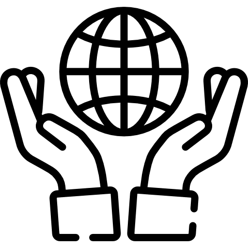 World grid ui internet seo and web icon