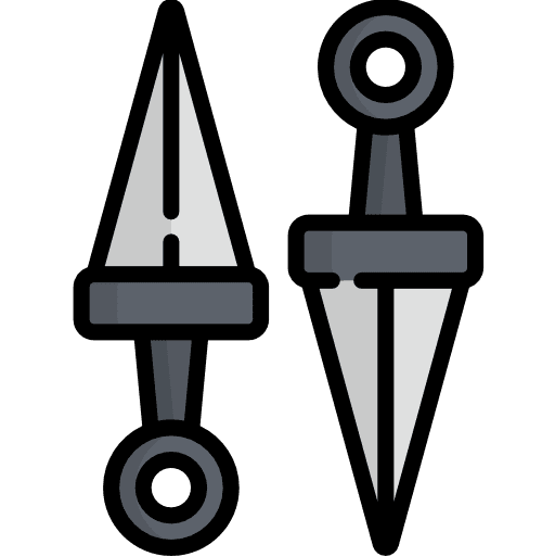 Kunai weapon kunai martial arts icon