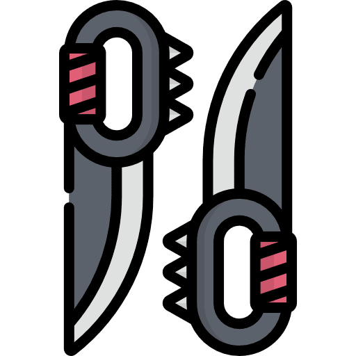 Knife knife martial arts ninja icon