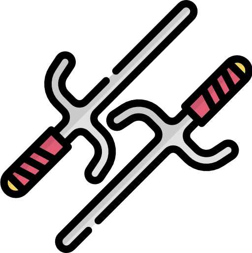 Sai asian ninja weapons icon