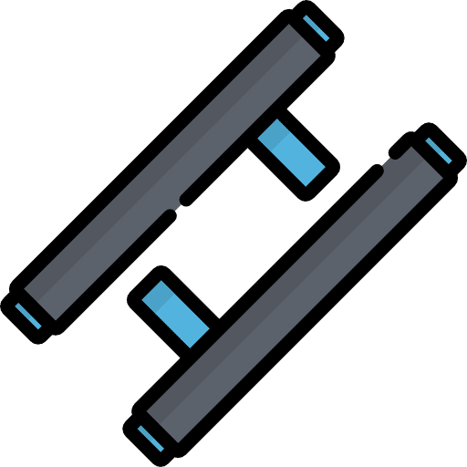 Tonfa fighter weapon people icon