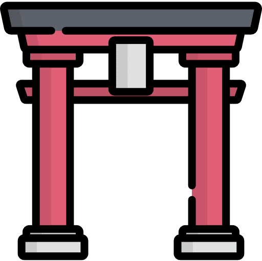 Torii gate japan torii monuments icon