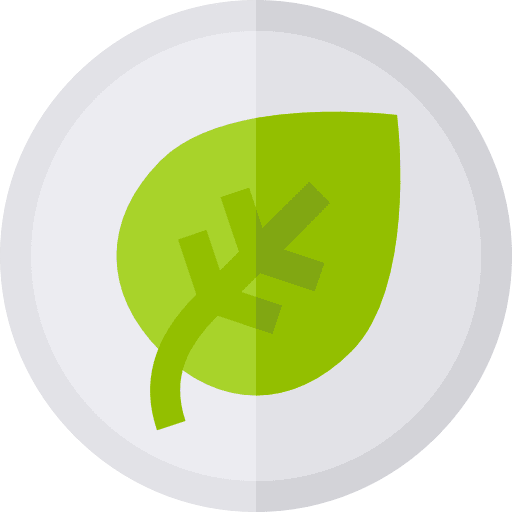 Biological herbal plants leaf icon