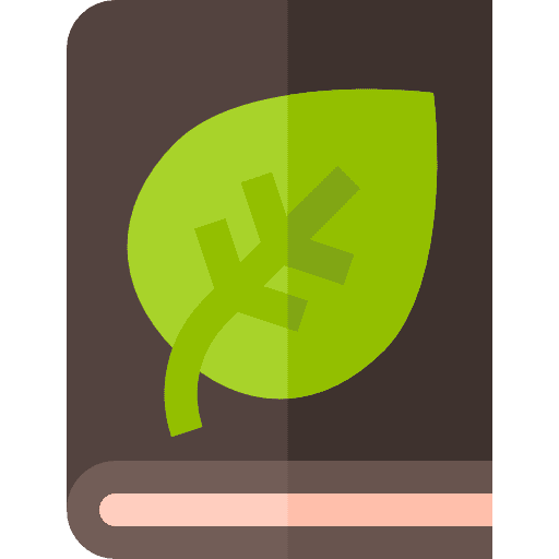 Nature leaf ecology book icon
