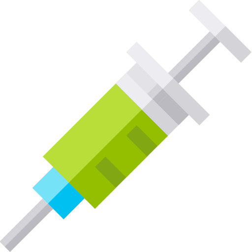 Syringe inoculation syringes test icon